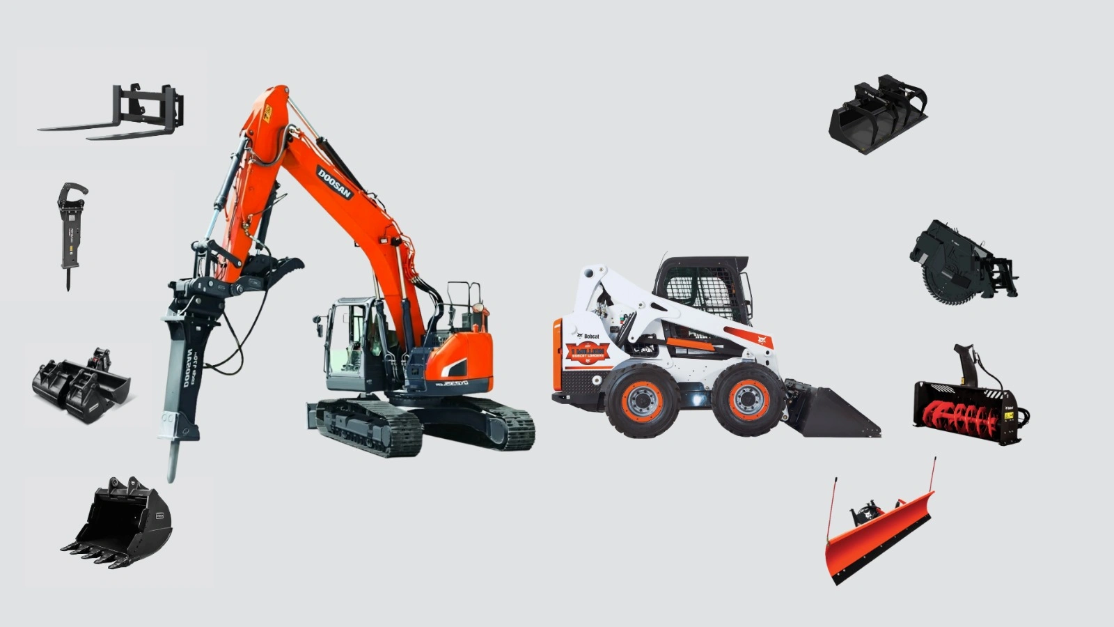 Навесное оборудование Develon/Bobcat