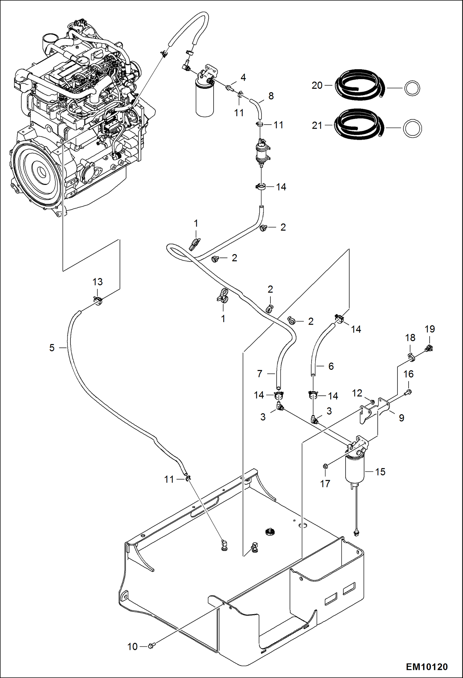 УСТАНОВКА ФИЛЬТРА ПРЕДВАРИТЕЛЬНОЙ ОЧИСТКИ ТОПЛИВА
