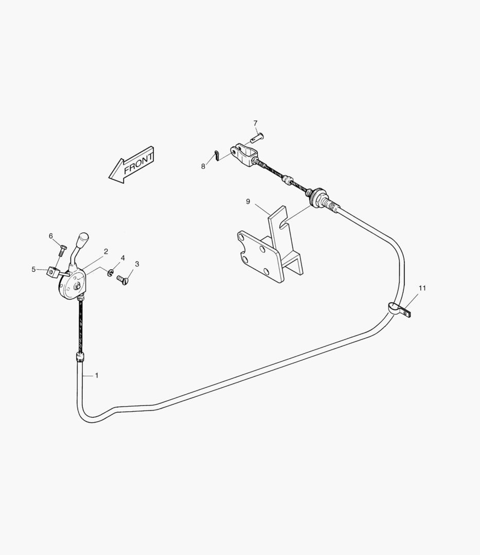 РЫЧАГ УПРАВЛЕНИЯ ДВИГАТЕЛЕМ-ДЛЯ КРЫШИ НАД СИДЕНЬЕМ ВОДИТЕЛЯ