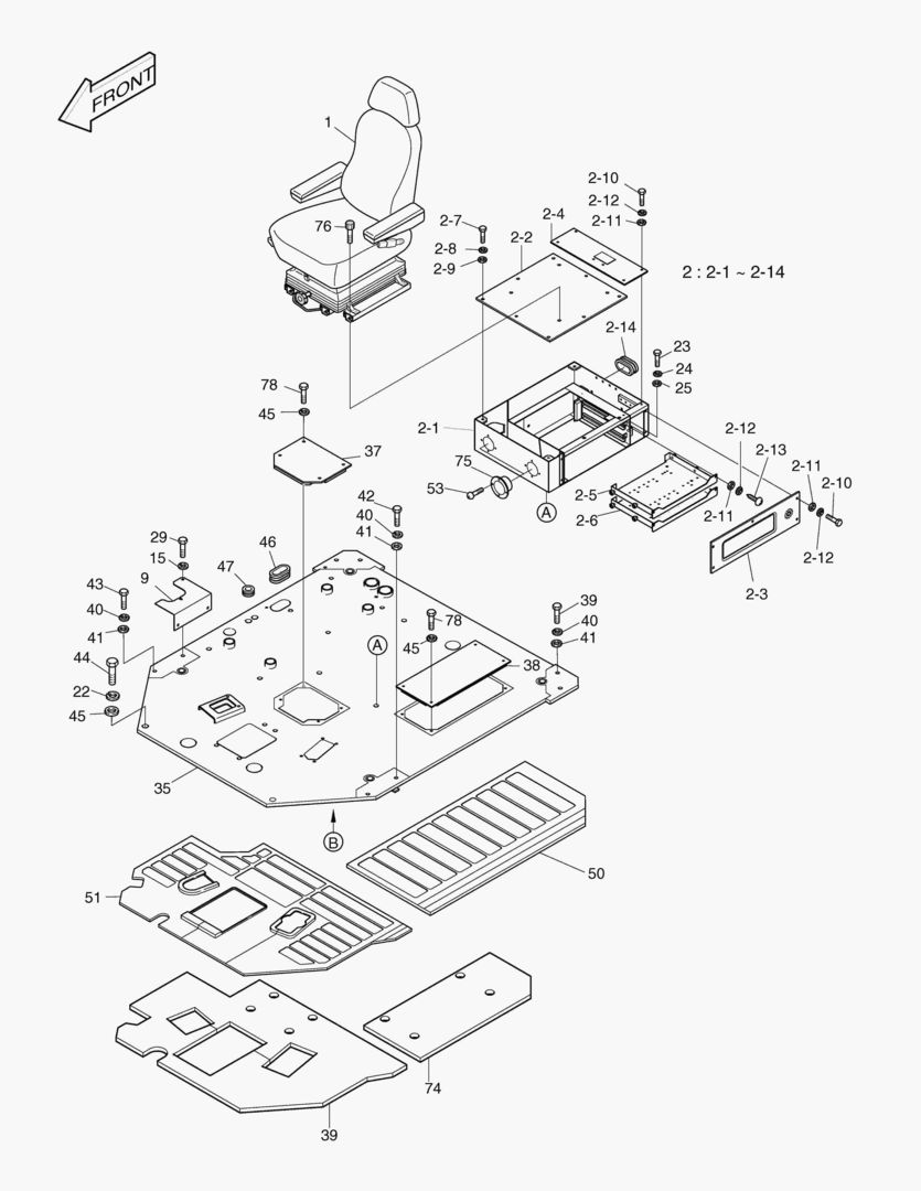 1281 FLOOR PLATE ASS`Y-STEEL [1146~]