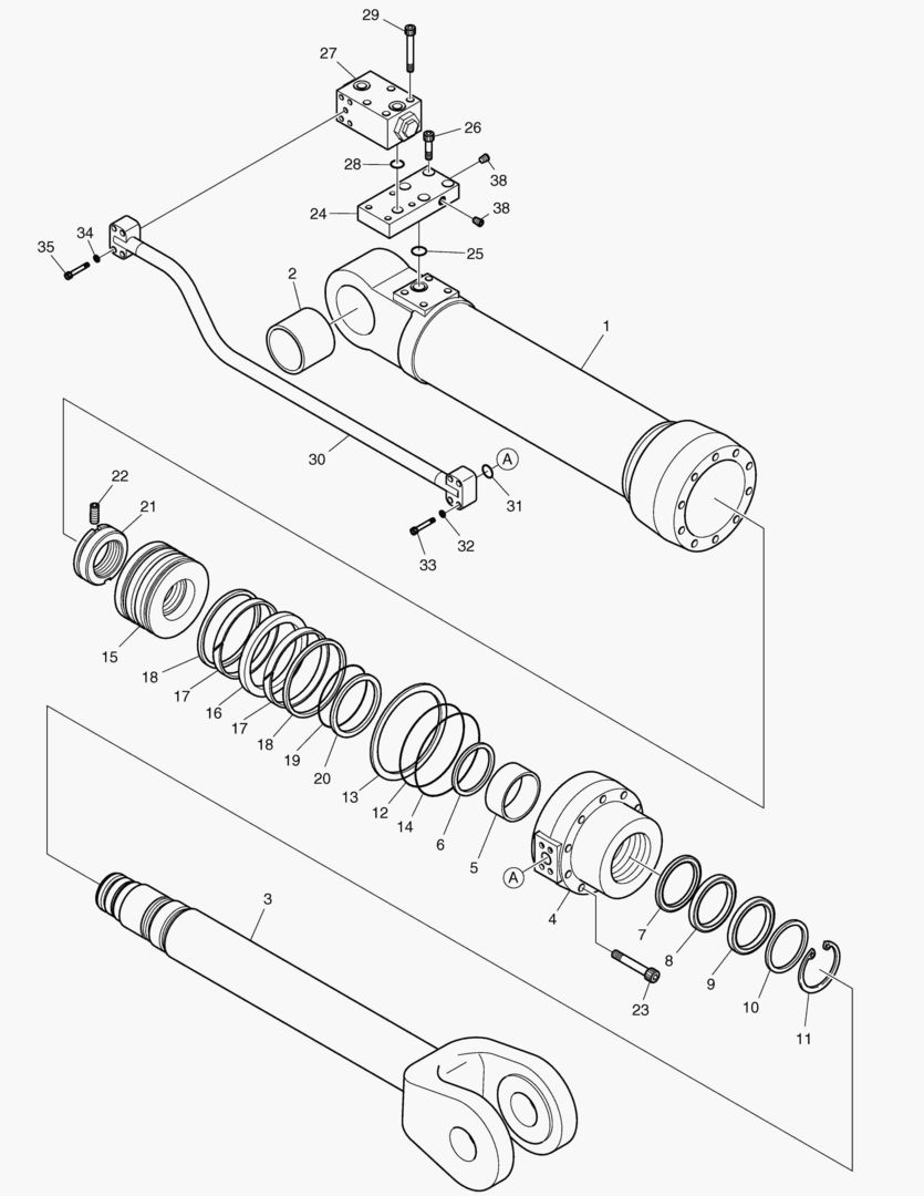 ДЕМОНТАЖ ЦИЛИНДРА ПРОТИВОВЕСА