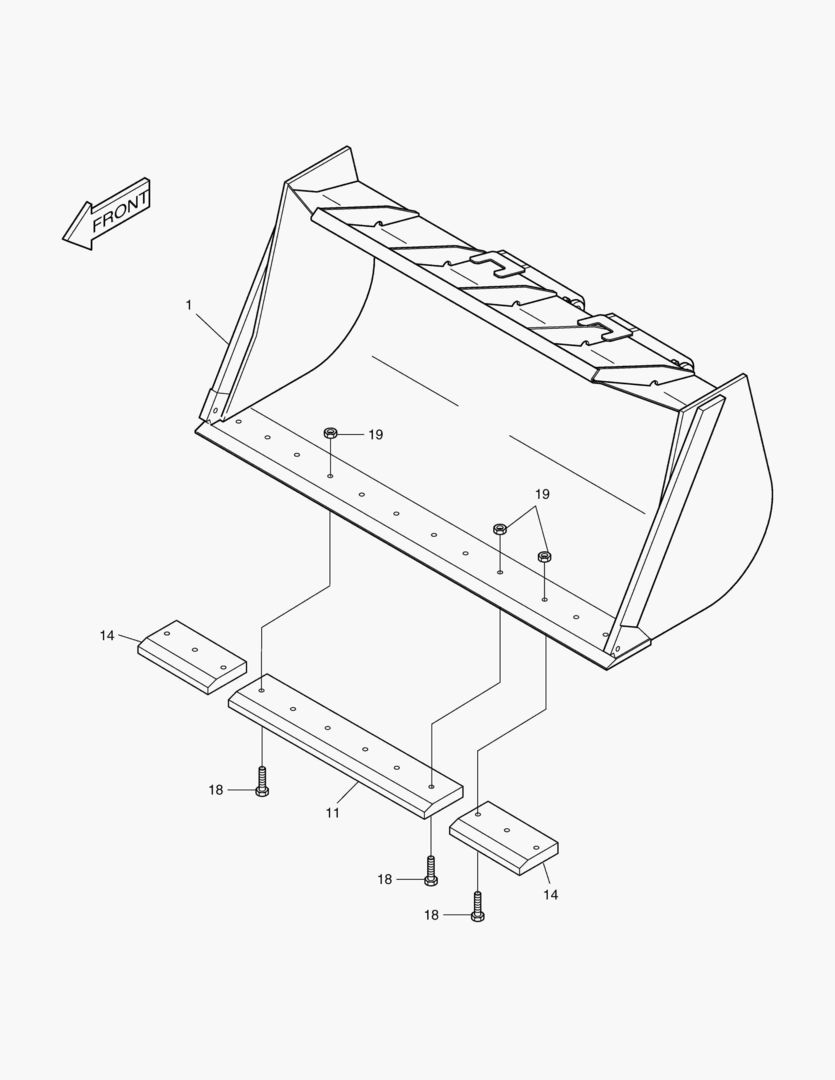 Спецтехника 2141 BUCKET(1-1)-OPT-2.9MВі