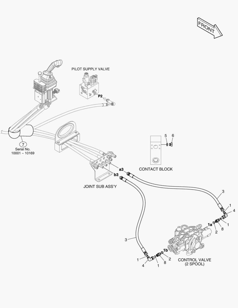 ТРУБОПРОВОД СЕРВОУПРАВЛЕНИЯ - 2 КАТУШКИ