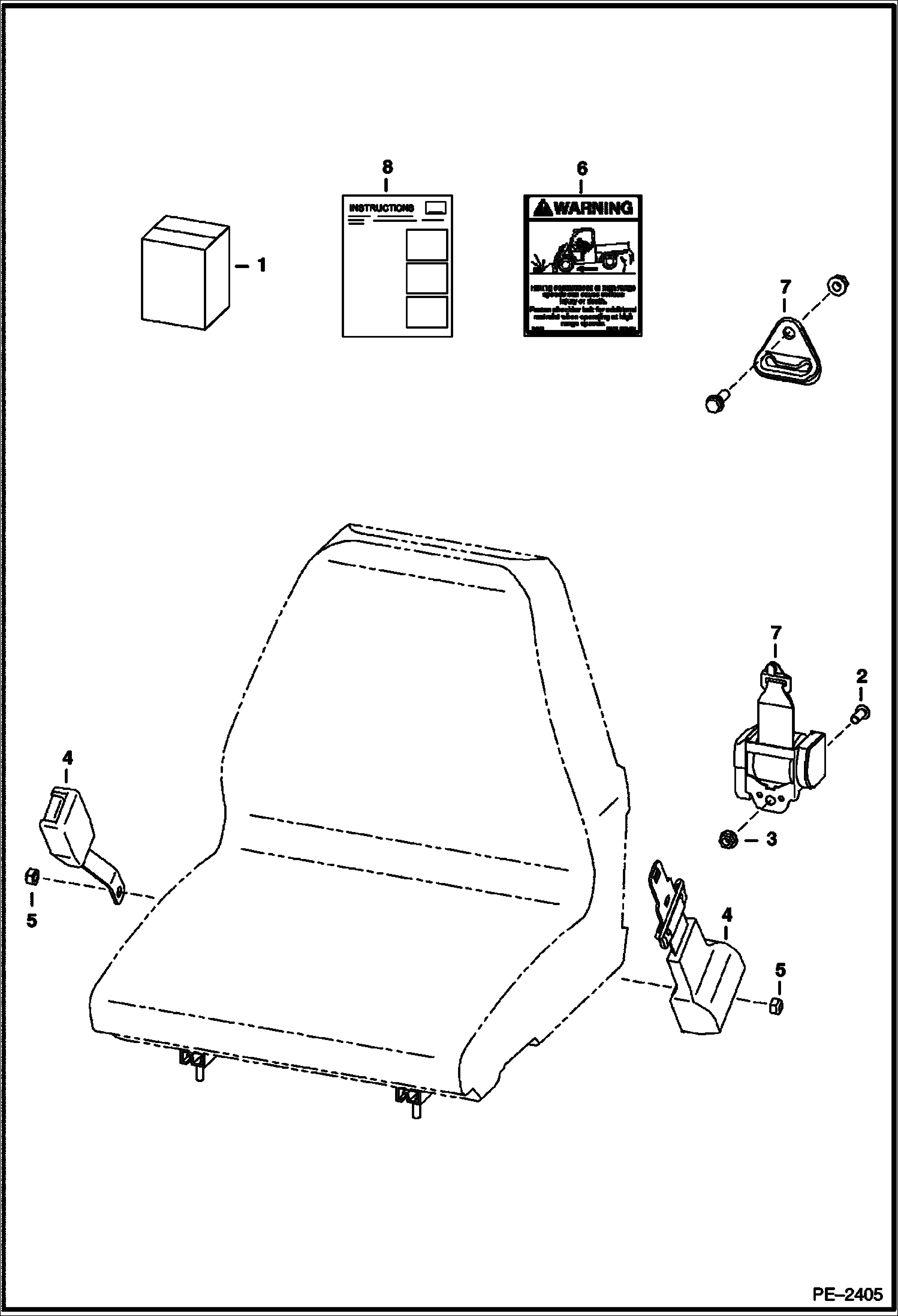 КОМПЛЕКТ РЕМНЕЙ БЕЗОПАСНОСТИ