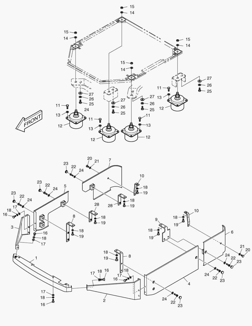 1770 CABIN MOUNTING-ROPS INTEGRATED [2035~]