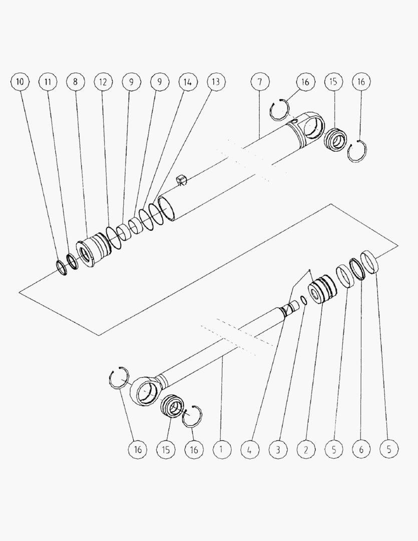 G440-4 TILTING CYLINDER