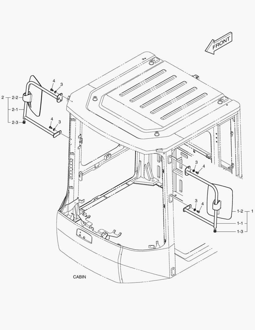 1265 MIRROR-CABIN [5017~]