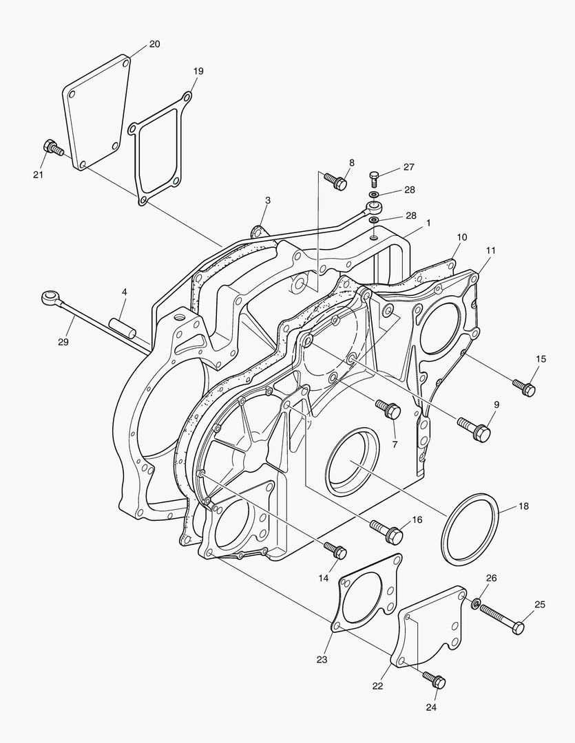 КАРТЕР РАСПРЕДЕЛИТЕЛЬНЫХ ШЕСТЕРЕН