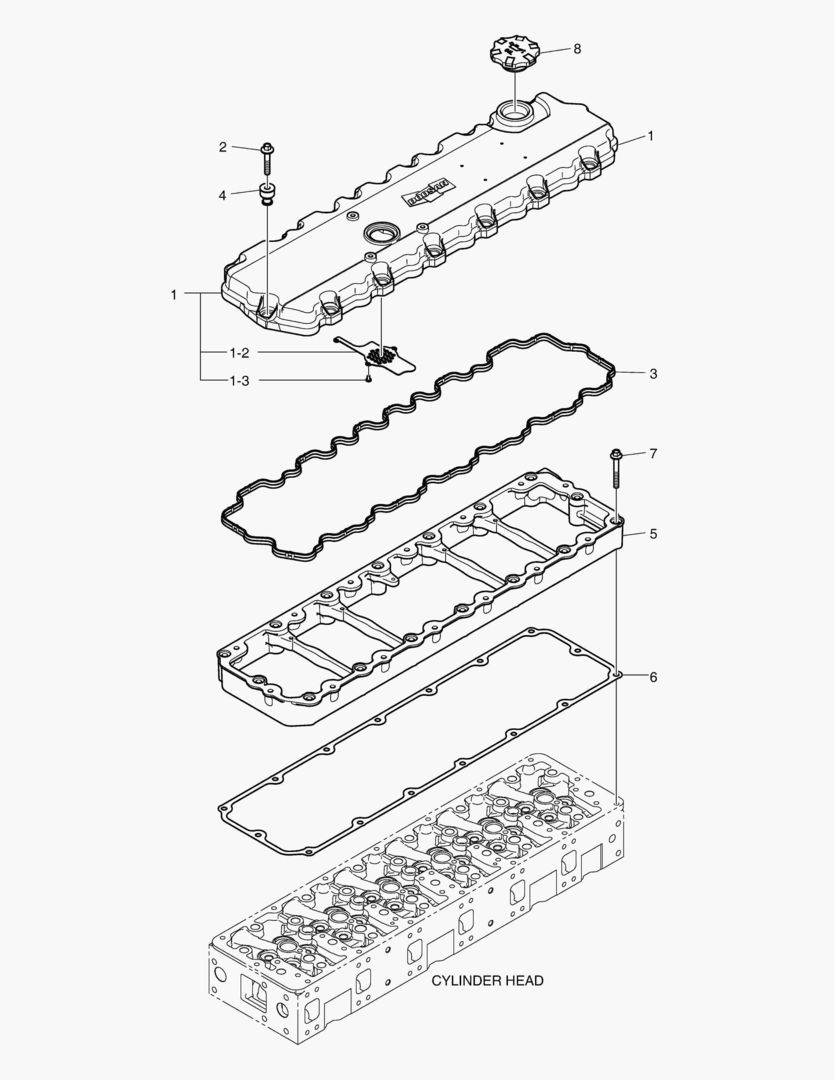 КРЫШКА ГОЛОВКИ ЦИЛИНДРА