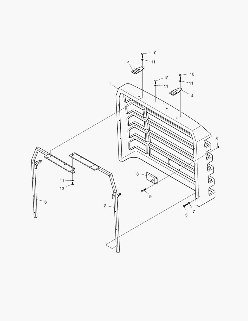 1665 RADIATOR GRILL(OPT.)-TROPICAL [1107~1274]