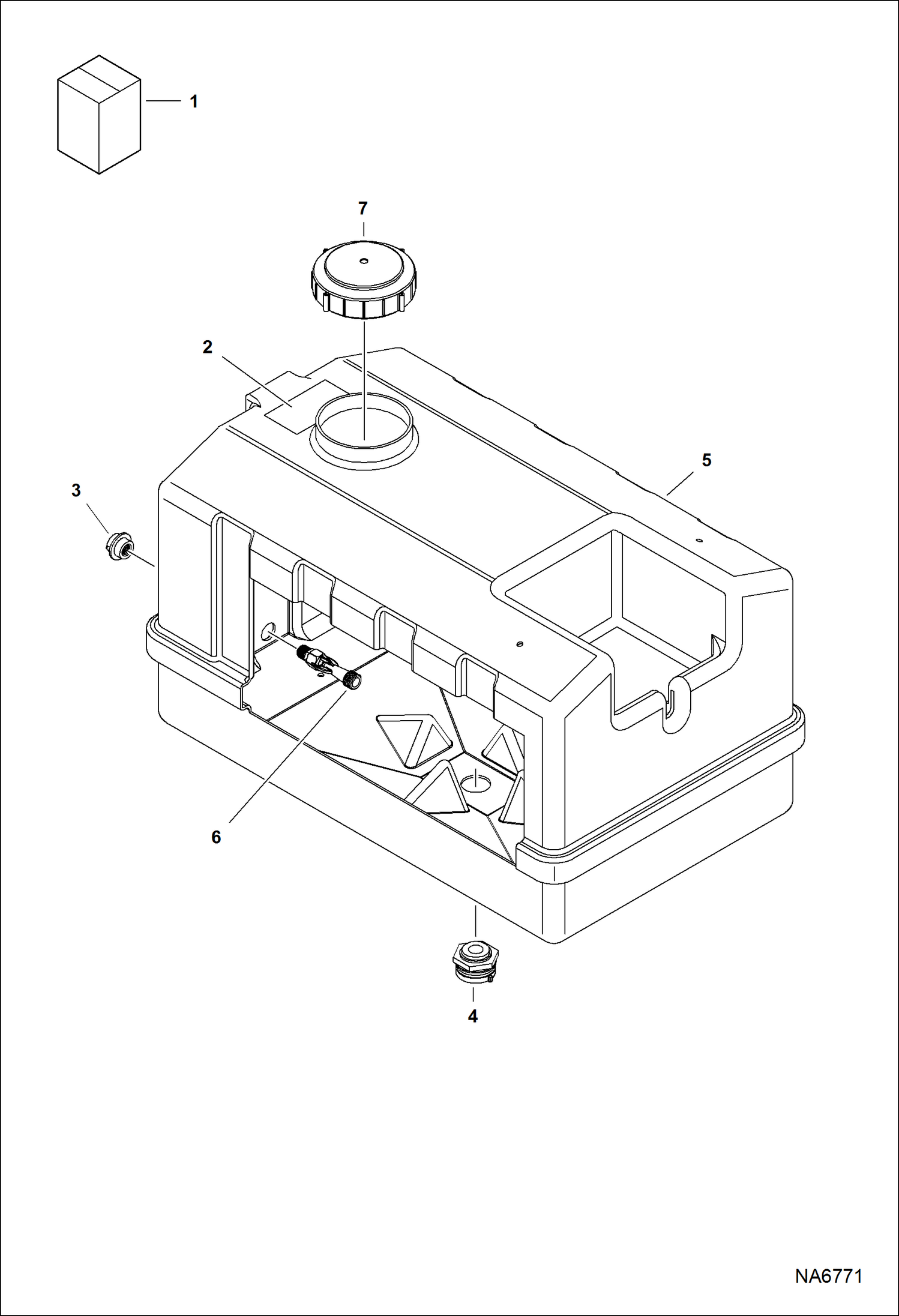РАСПЫЛИТЕЛЬ (БАК) (60 GAL B133)