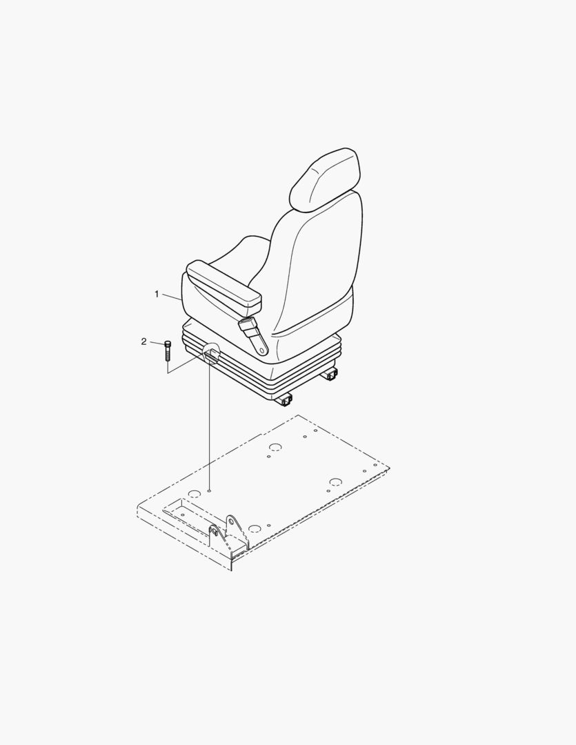 1412 SEAT MOUNTING-EUROPE & U.S.A [1122~]