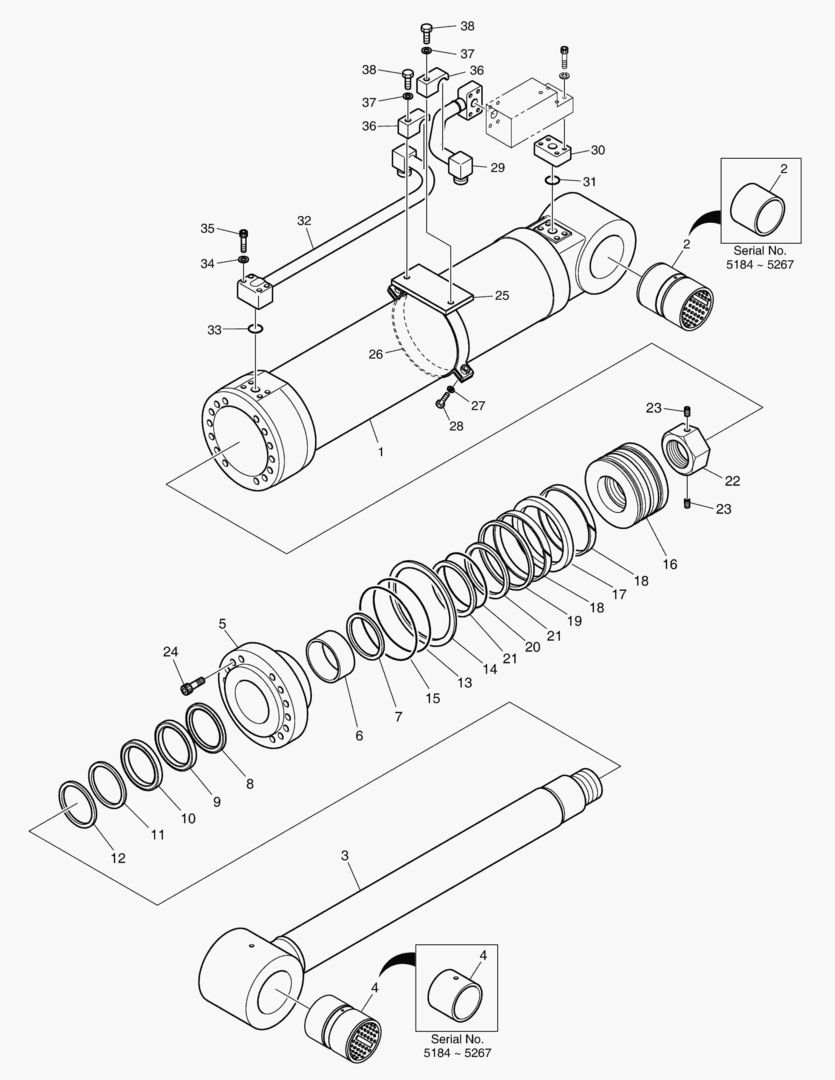 Спецтехника 4511 ARTI BOOM CYLINDER - LOCK VALVE [5184~] - главное фото