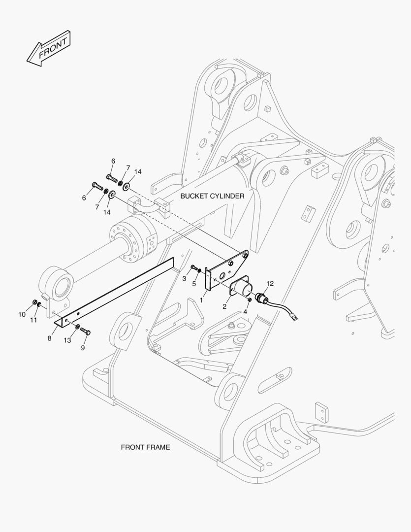 Схема ОБРАТНАЯ ЛОПАТА В СБОРЕ