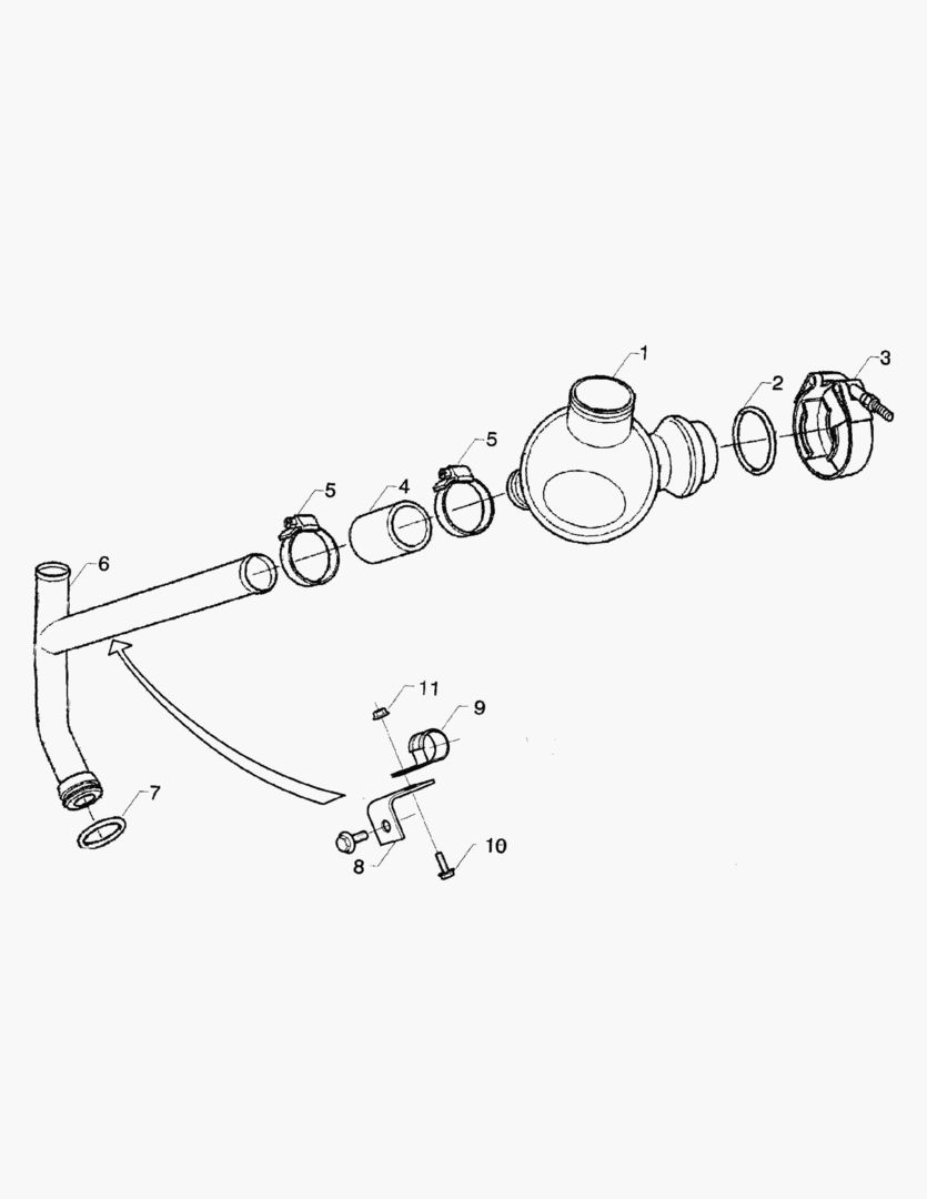 Спецтехника G010-53 THERMOSTAT HOUSING - главное фото