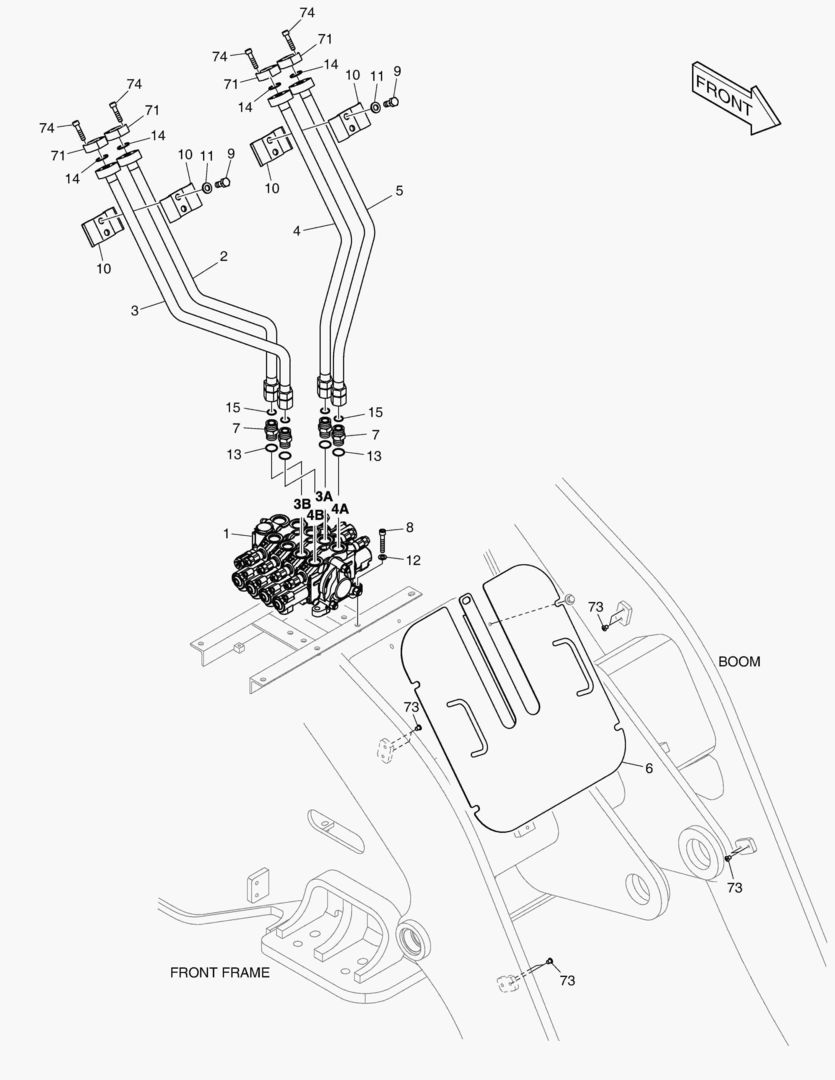 РЕКУЛИРУЮЩИЙ КЛАПАН ТРУБОПРОВОДА - 4 КАТУШКИ