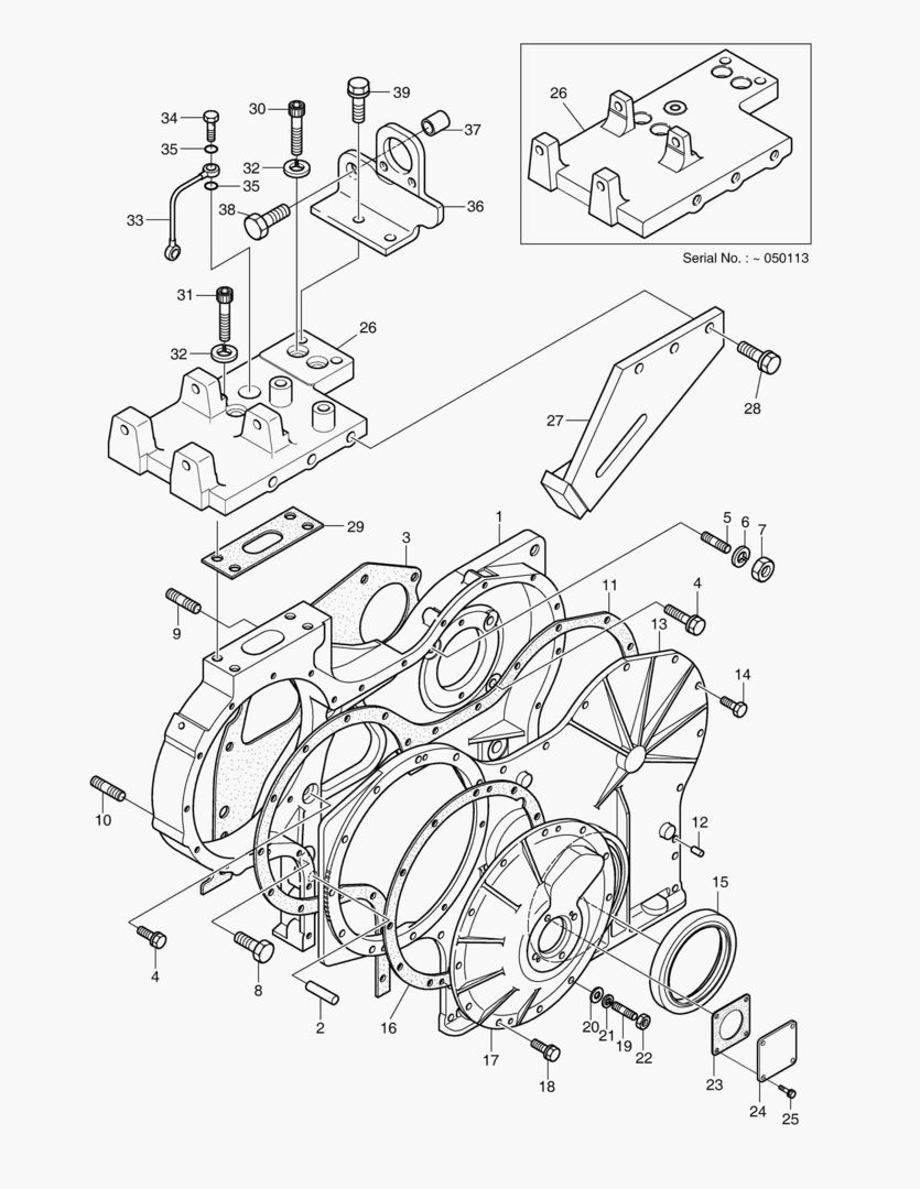 КАРТЕР РАСПРЕДЕЛИТЕЛЬНЫХ ШЕСТЕРЕН