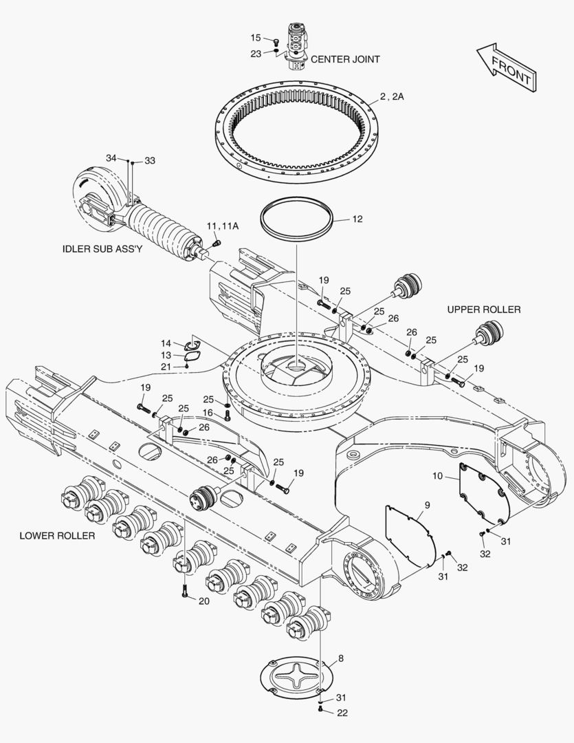 РАМА ГУСЕНИЦЫ