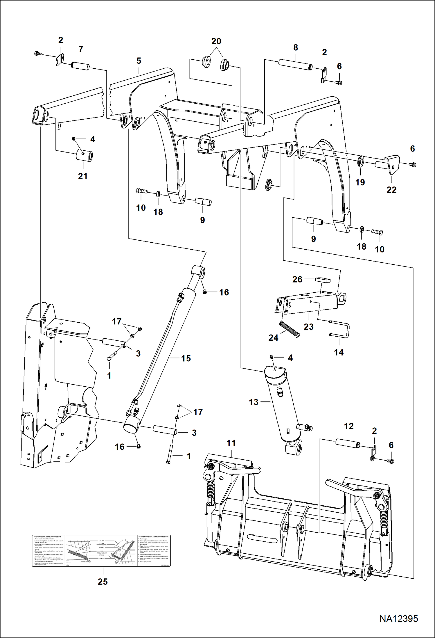 ПОДЪЕМНАЯ РУКОЯТЬS И BOB-TACH СЕРИЙНЫЙ НОМЕР B38V11001 И ВЫШЕ