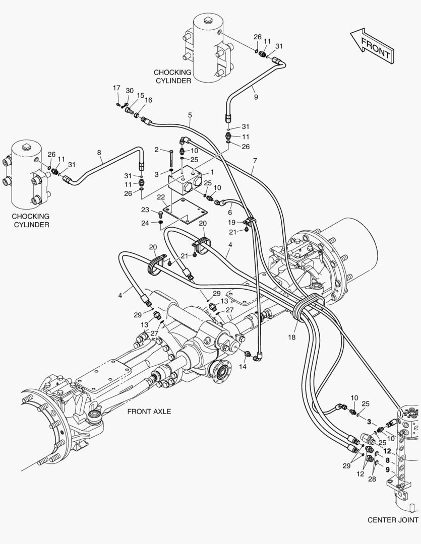 2170 STEER & CHOCKING PIPING