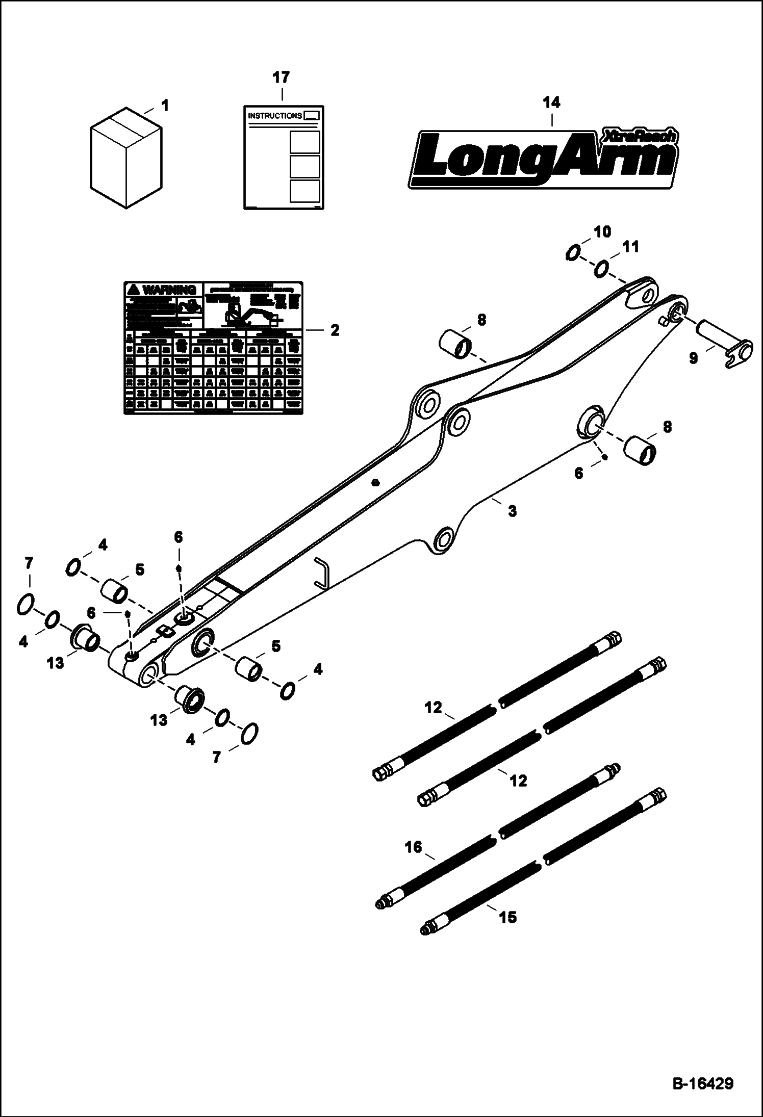 КОМПЛЕКТ ДЛИННЫХ РУКОЯТЕЙ (337)