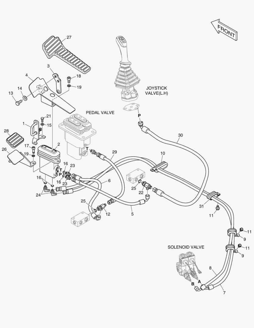ТРУБОПРОВОД СЕРВОУПРАВЛЕНИЯ - ВРАЩАЮЩИЙСЯ(2)