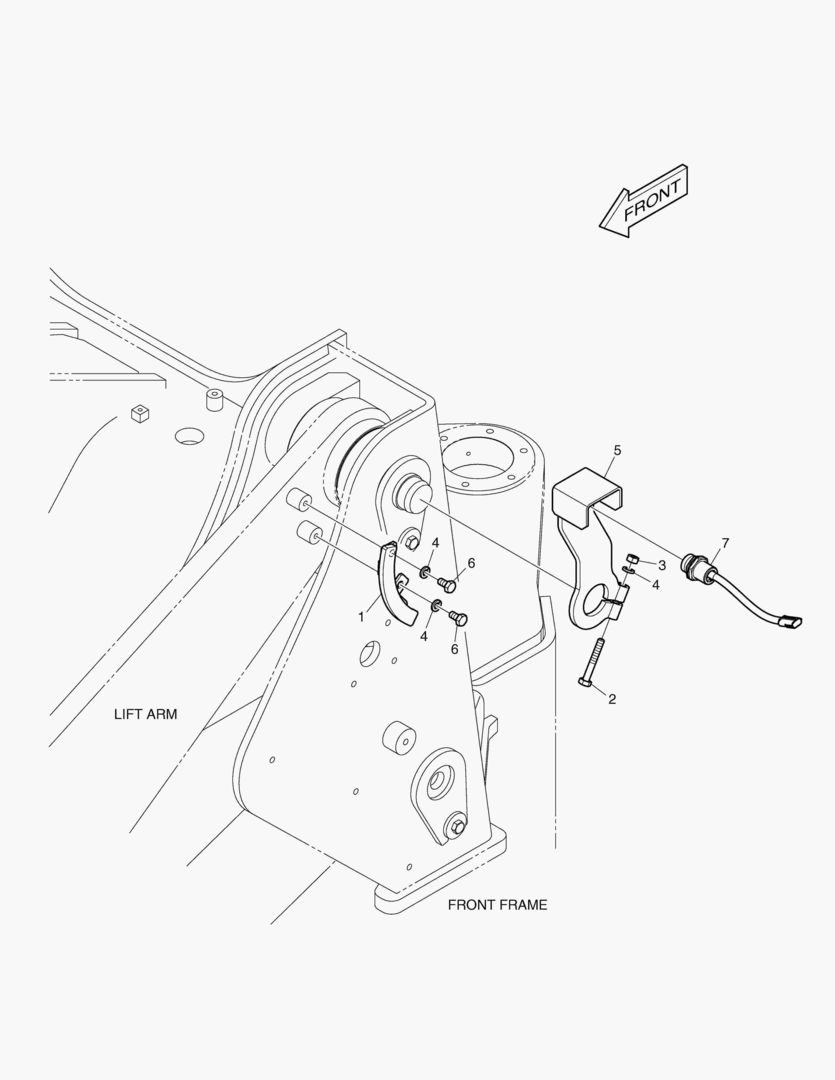 Схема 2120 ARM RAISE KICK OUT ASS`Y [5001~10184]