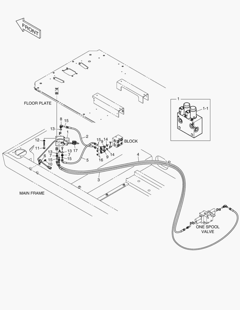 ТРУБОПРОВОД СЕРВОУПРАВЛЕНИЯ - ВРАЩАЮЩИЙСЯ