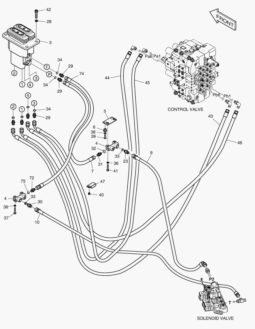 ТРУБОПРОВОД СЕРВОУПРАВЛЕНИЯ(8)