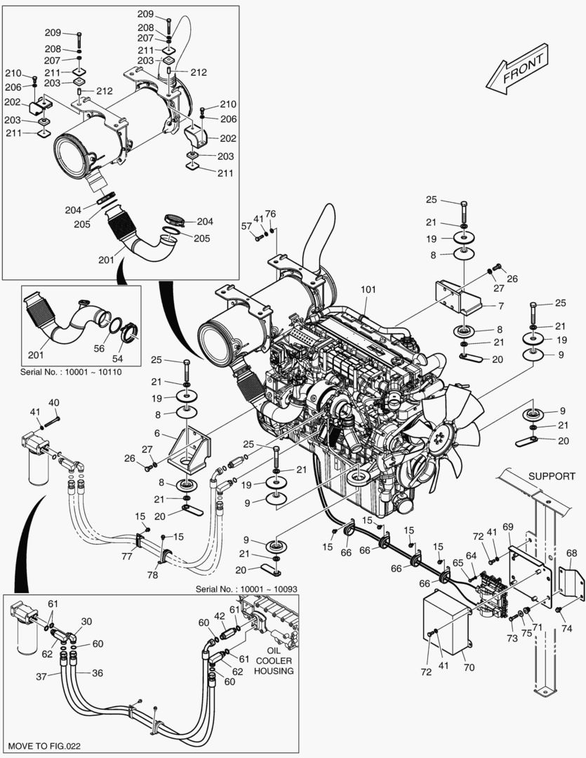 МОНТАЖ ДВИГАТЕЛЯ