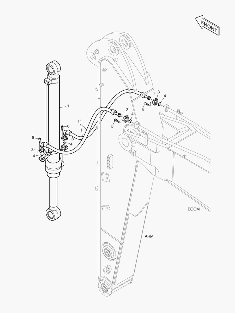 ГИДРОСИСТЕМА РУКОЯТИ - РУКОЯТЬ 2.0 м