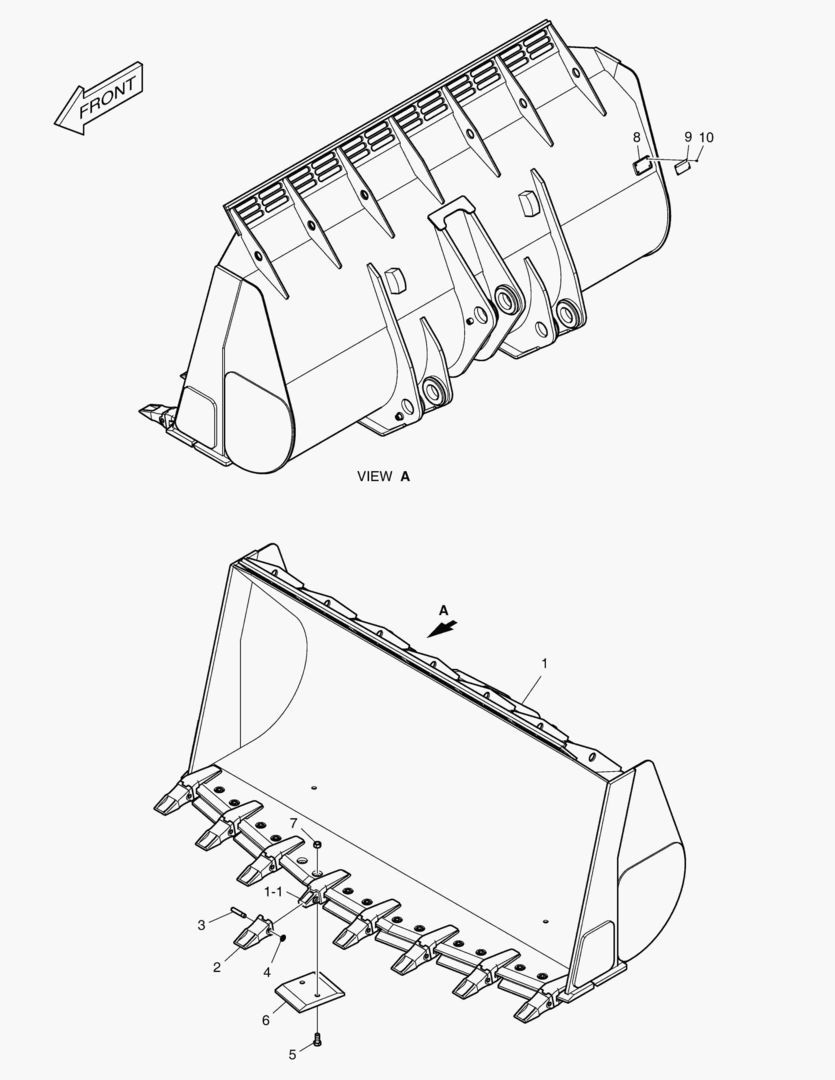 5140 BUCKET - 4.0гЋҐ (V-TYPE)