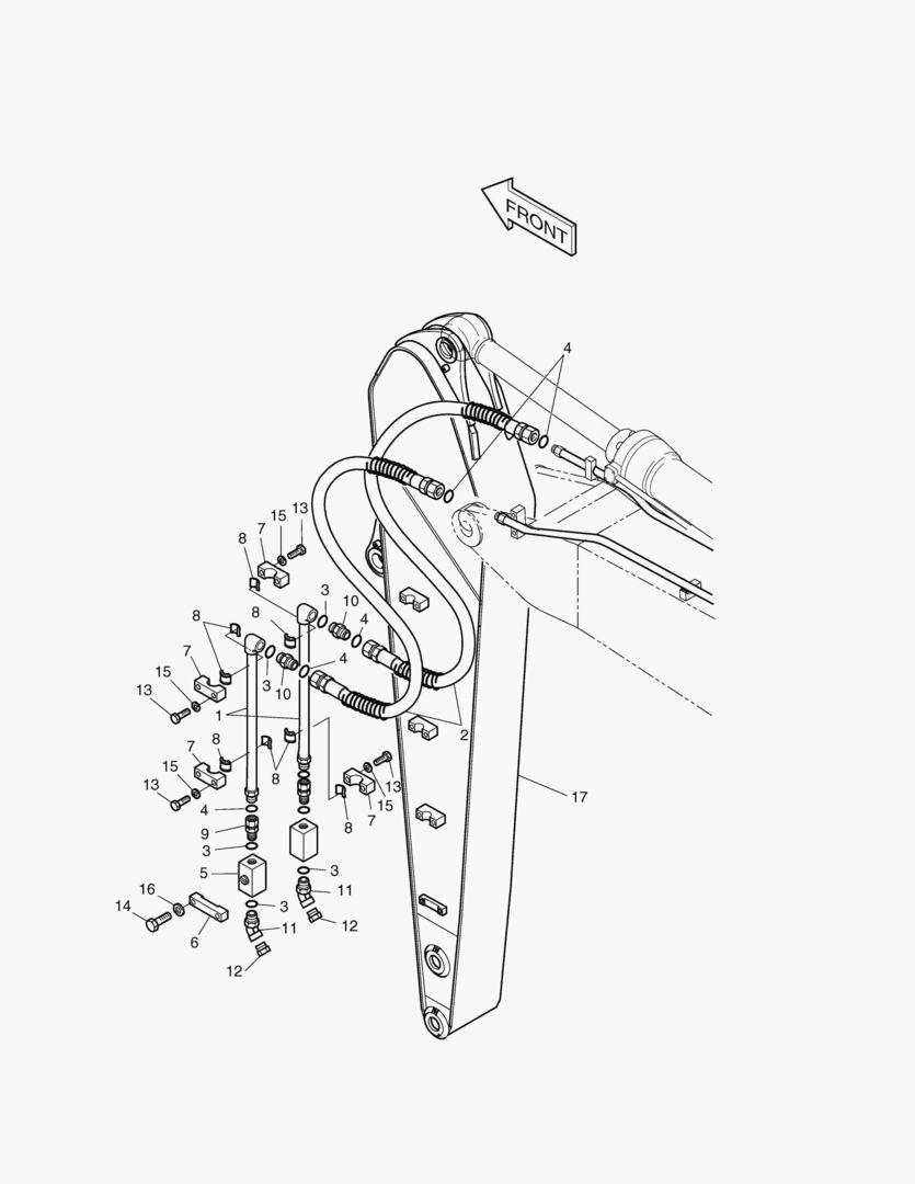 Спецтехника 6480 ARM PIPING-ARM 4.0m(ONE & TWO WAY) - главное фото