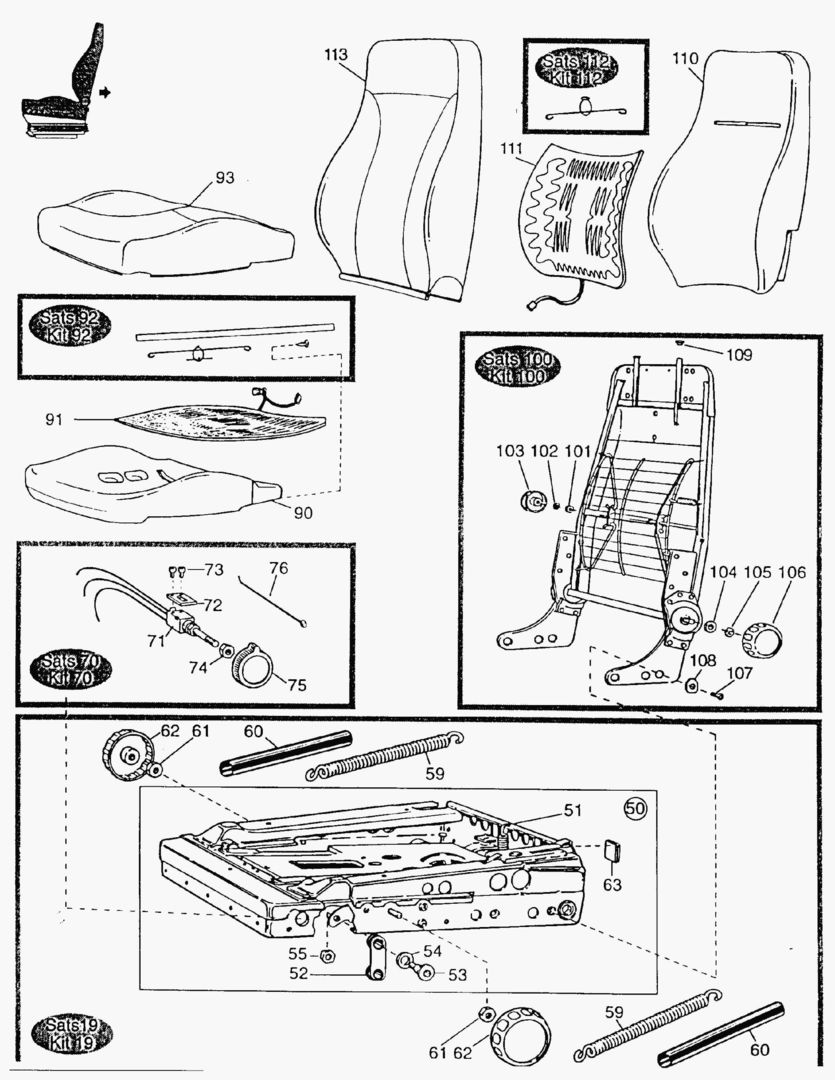 G075-21 DRIVER`S SEAT