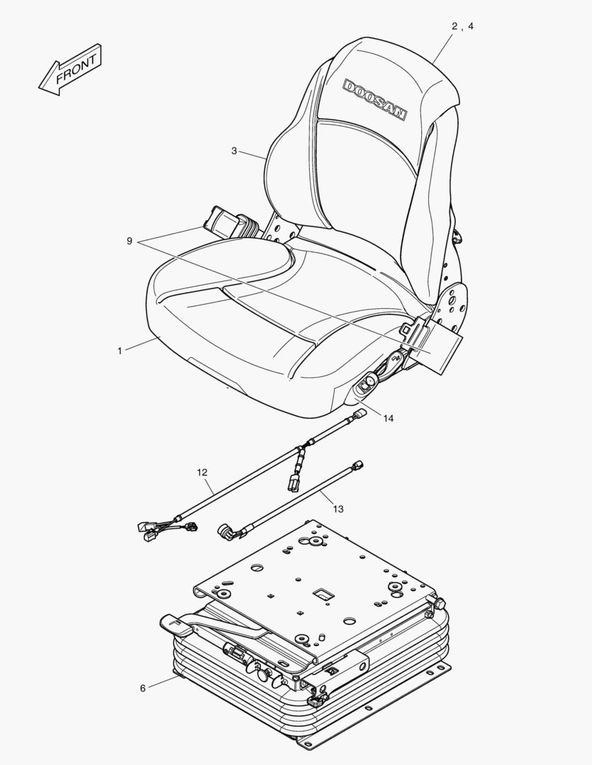 5460 SEAT ASS`Y - ELECTRIC STEERING(TLV) [10072~]