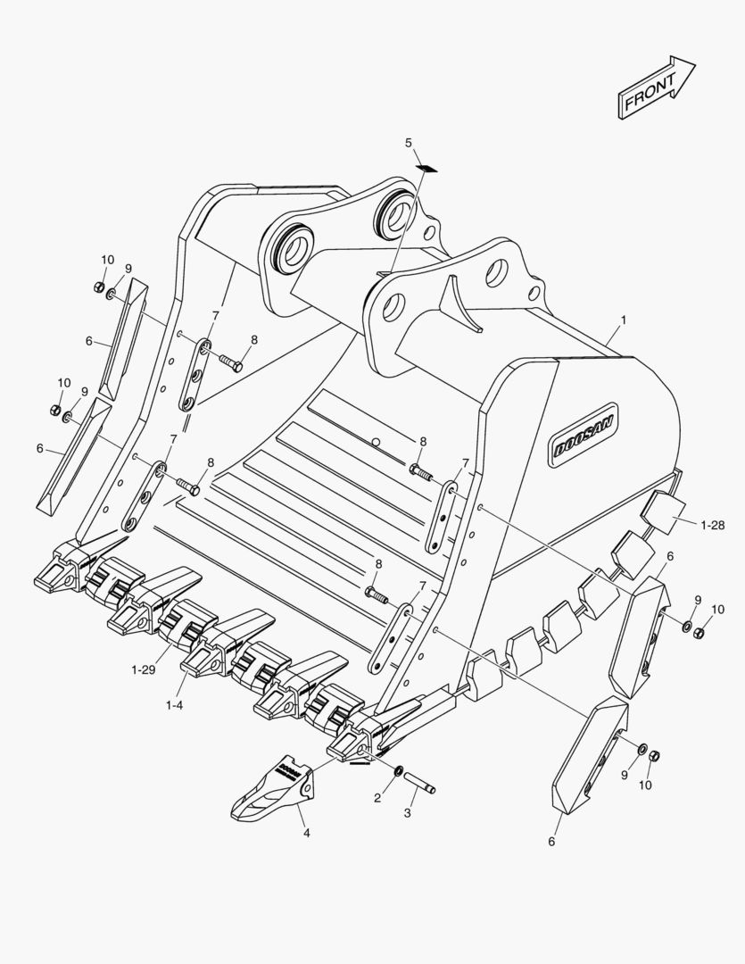 8050 BUCKET ASS`Y - 2.59mВі - X CLASS