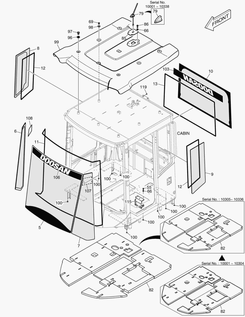 1390 CABIN(6) - GLASS
