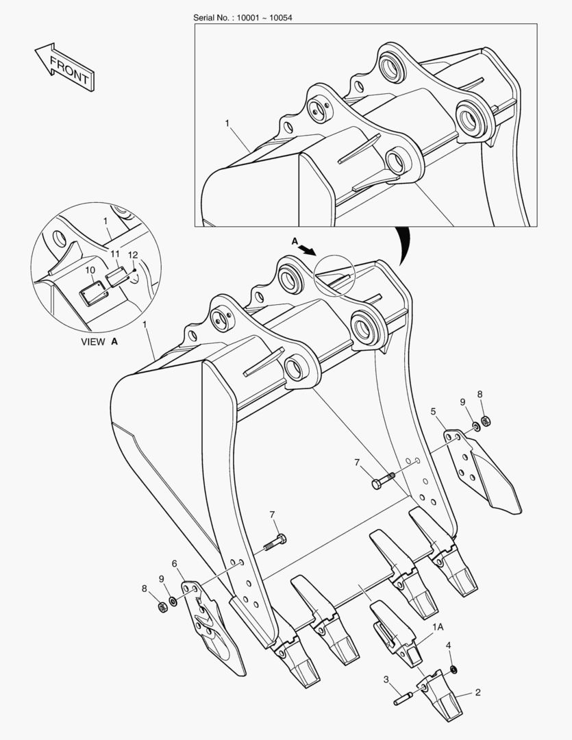 7120 BUCKET ASS`Y - 0.92mВі