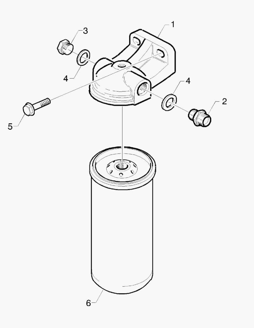 Спецтехника G010-89 FUEL FILTER; FILTER HEAD - главное фото