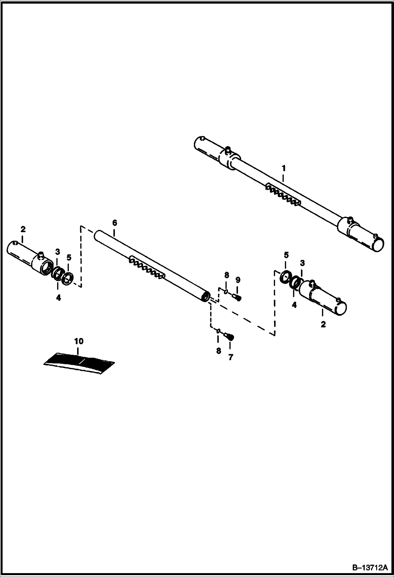 ЭКСКАВАТОР-ПОГРУЗЧИК (ЦИЛИНДР ПОВОРОТА) (908A) (908B)
