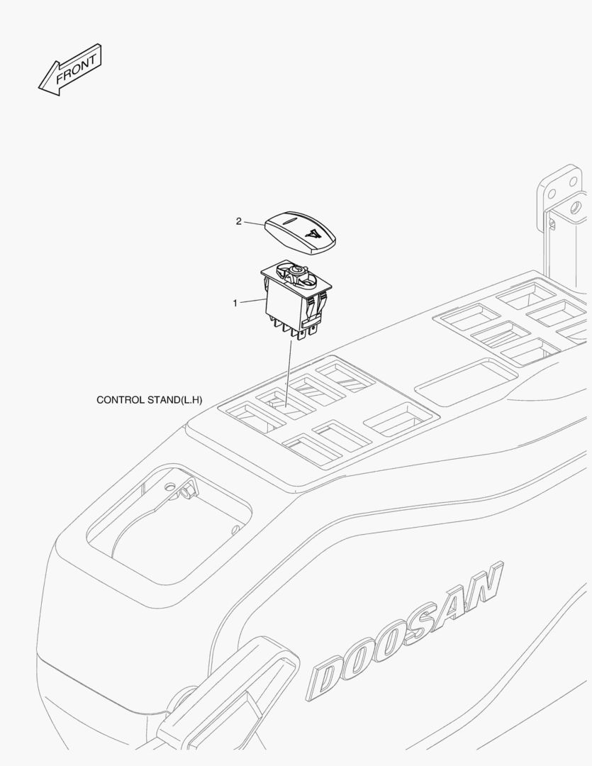 ВКЛЮЧАТЕЛЬ - ПЕРЕДНИЙ БУЛЬДОЗЕР