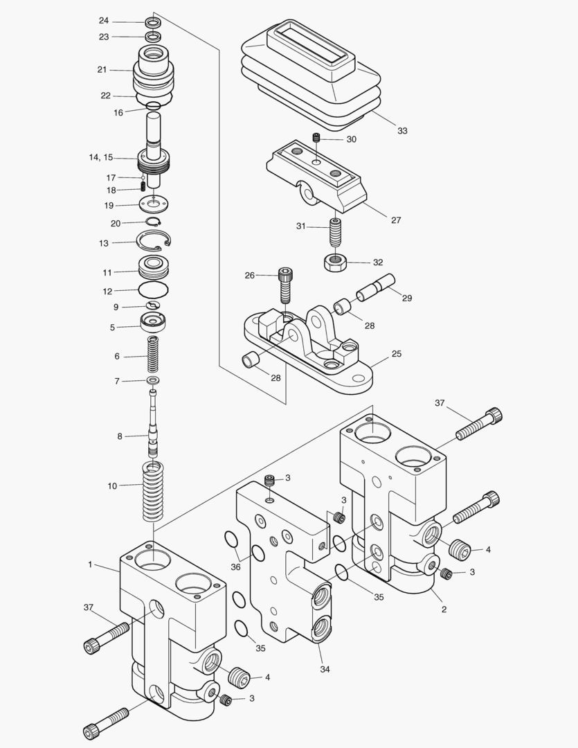 Спецтехника 4220 PEDAL VALVE