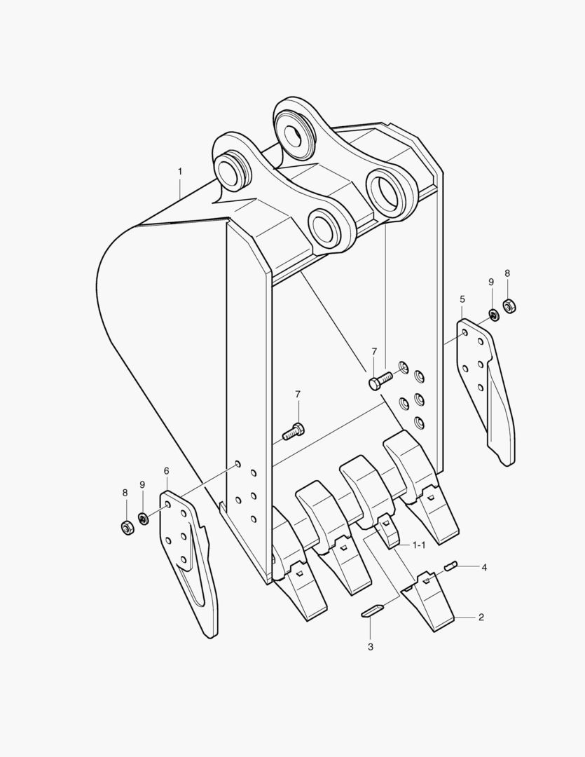 5153 BUCKET-0.25MВіESCO TYPE