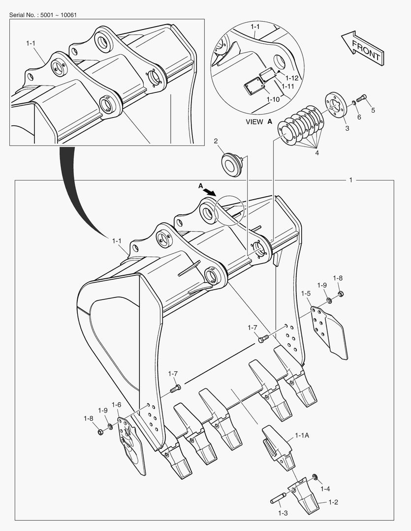 6890 BUCKET - 1.83mВі