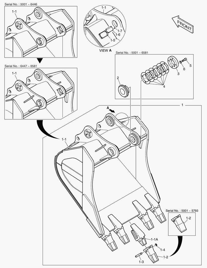 6940 ROCK BUCKET - 1.28mВі(HEAVY DUTY)