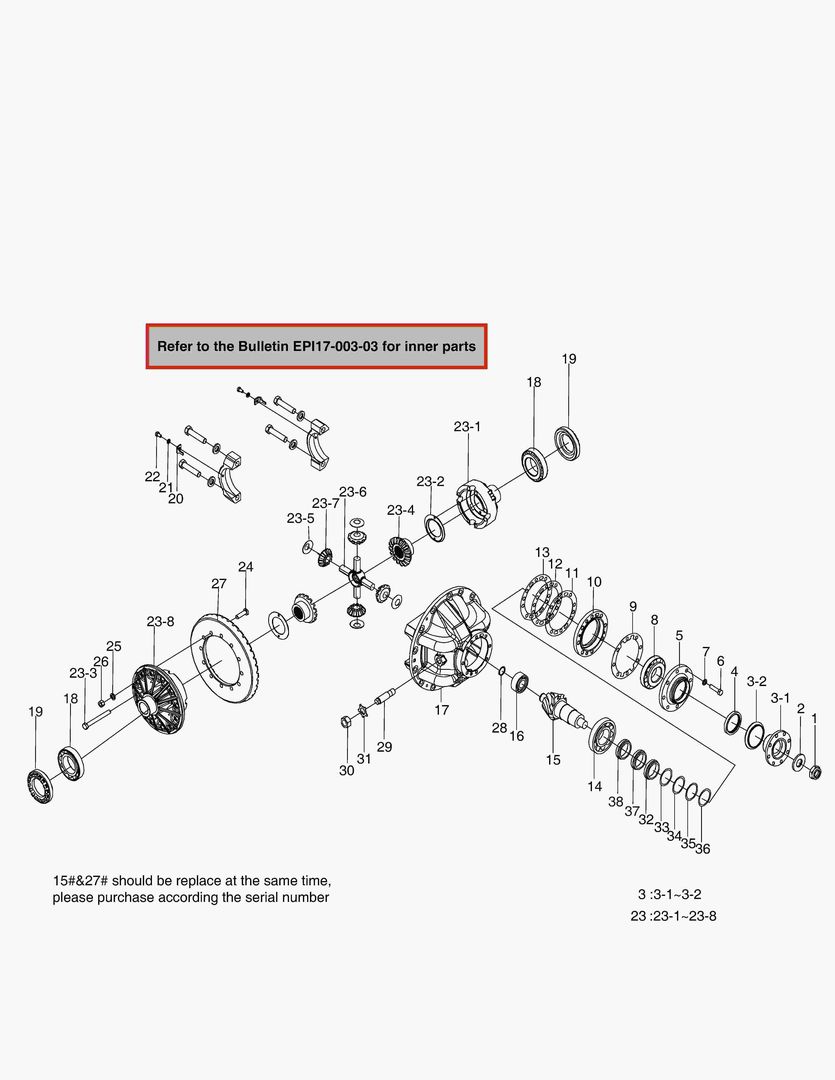 3450 AXLE ASS`Y - MAIN TRANSMISSION(DISD) [10752~]