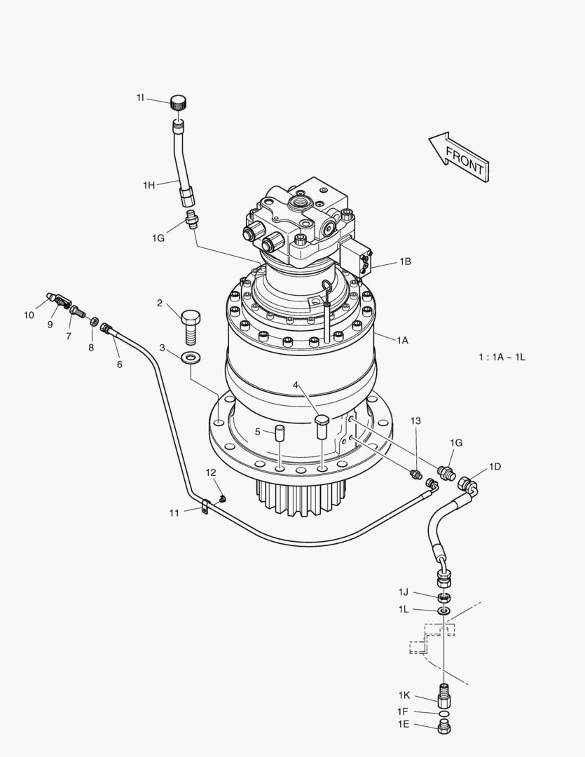 ПОВОРОТНОЕ УСТРОЙСТВО В СБОРЕ