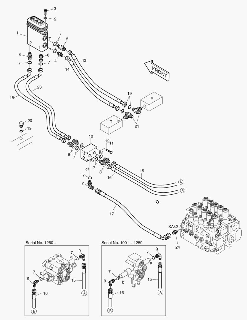 ТРУБОПРОВОД СЕРВОУПРАВЛЕНИЯ-СТРЕЛА С ИЗМЕНЯЕМОЙ ГЕОМЕТРИЕЙ