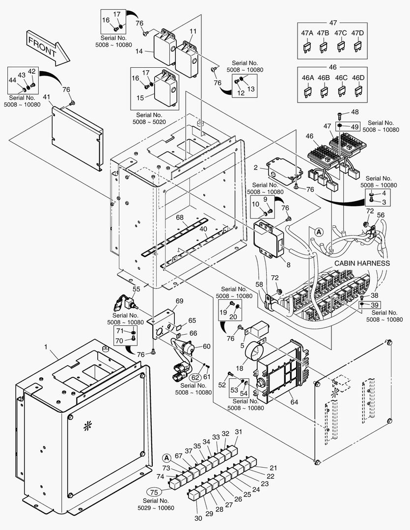 1391 ELECTRIC BOX - FNR LEVER [5008~]