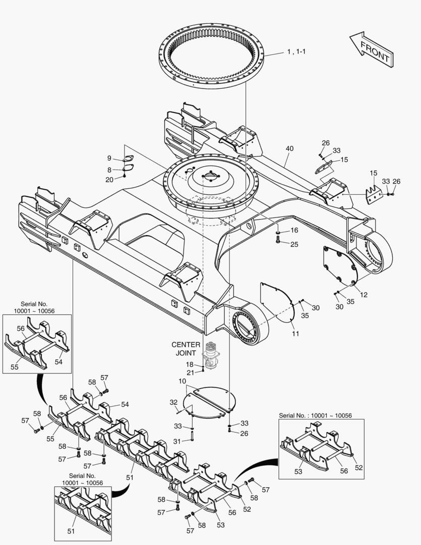РАМА ГУСЕНИЦЫ